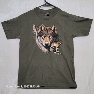 Sportex T Shirt Kids M Medium Green Short Sleeve Casual USA